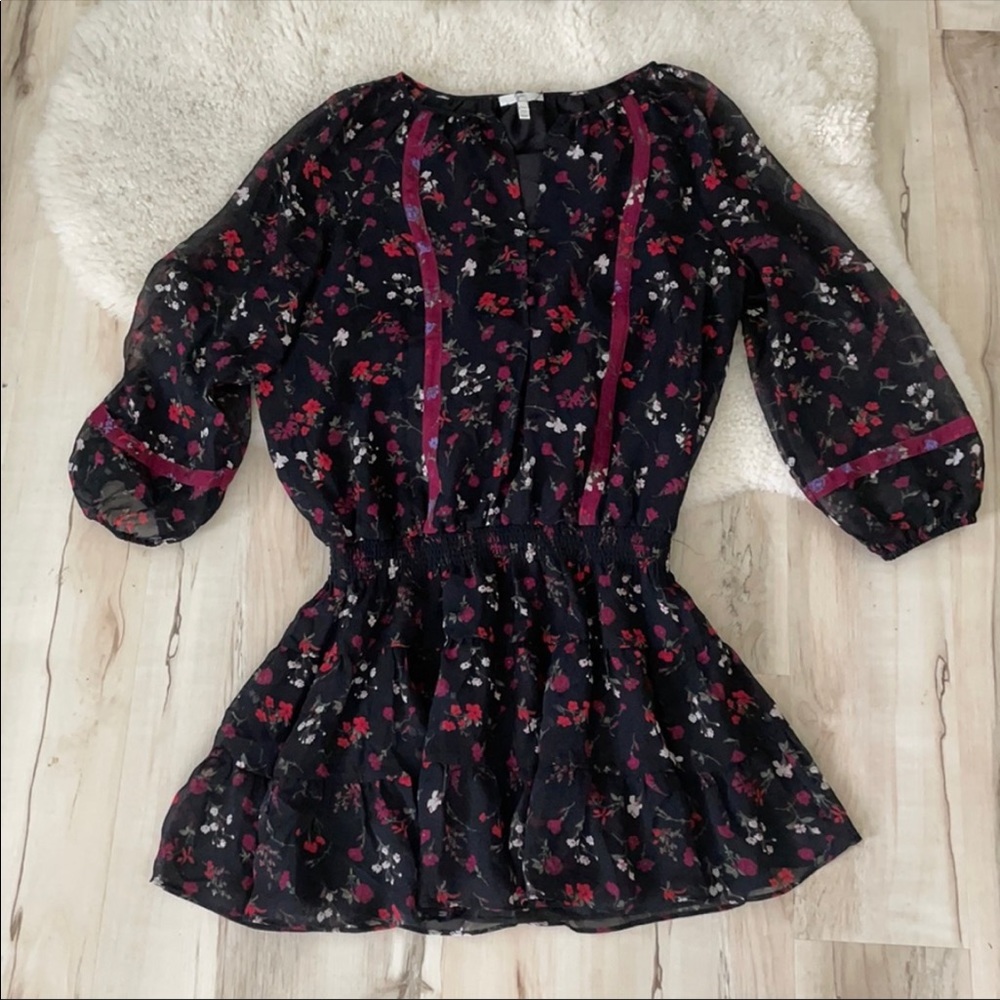 Joie Silk Floral Dress